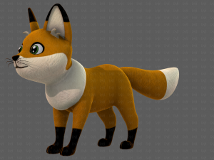 Dog base cartoonV10 3D-Modell