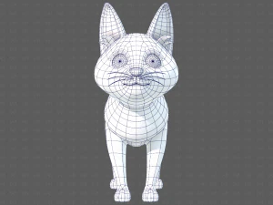 Dog base cartoonV10 3D Model