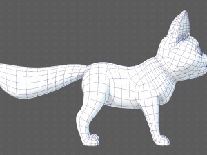 Dog base cartoonV10 3D-Modell