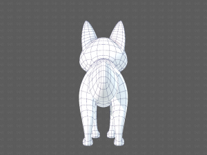 Dog base cartoonV10 3D-Modell