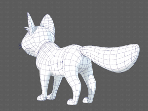 Dog base cartoonV10 3D-Modell