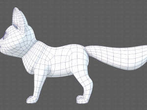 Dog base cartoonV10 3D-Modell