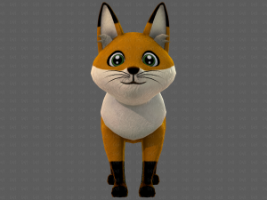 Dog base cartoonV10 3D-Modell