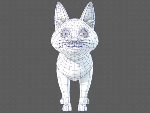 Dog base cartoonV10 3D Model