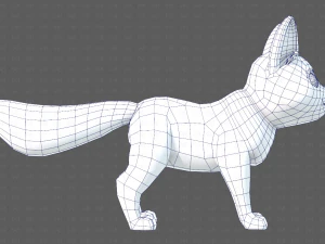 Dog base cartoonV10 3D Model
