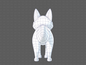 Dog base cartoonV10 3D-Modell