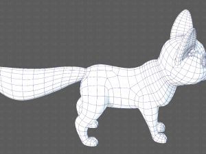Dog base cartoonV10 3D-Modell