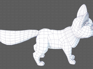 Dog base cartoonV10 3D-Modell