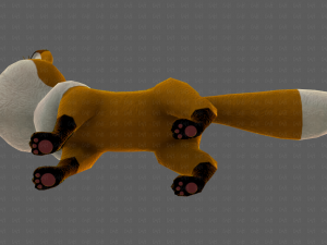 Dog base cartoonV10 3D-Modell