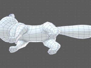 Dog base cartoonV10 3D Model