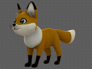 Dog base cartoonV10 3D-Modell