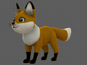 Dog base cartoonV10 3D-Modell