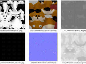 Dog base cartoonV10 3D-Modell