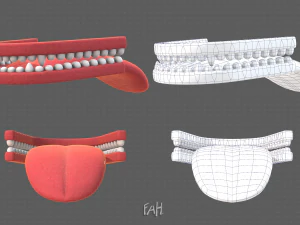 Kartun Gigi V02 Model 3D