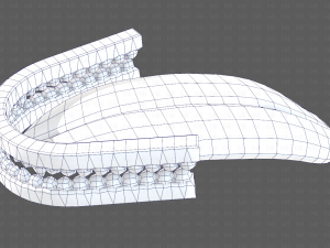 Teeth Cartoon V02 3D Model