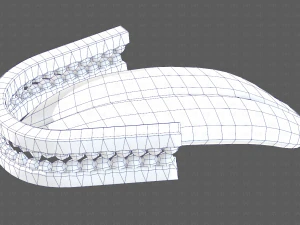 Teeth Cartoon V02 3D Model