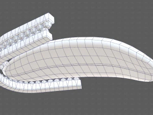 Teeth Cartoon V02 3D Model