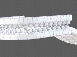 Teeth Cartoon V02 3D Model