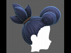 Base Hair for Boy V56 3D Model