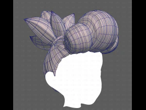 Base Hair for Boy V56 3D Model
