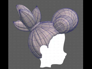 Base Hair for Boy V56 3D Model