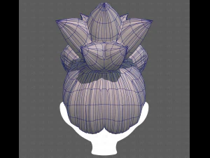 Base Hair for Boy V56 3D Model
