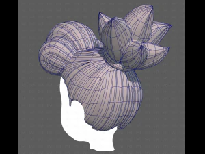 Base Hair for Boy V56 3D Model