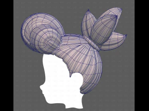 Base Hair for Boy V56 3D Model