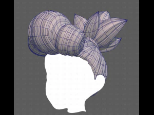 Base Hair for Boy V56 3D Model