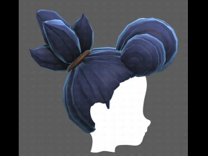 Base Hair for Boy V56 3D Model