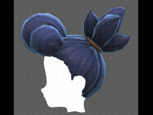 Base Hair for Boy V56 3D Model