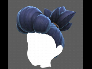 Base Hair for Boy V56 3D Model
