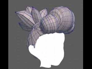 Base Hair for Boy V56 3D Model