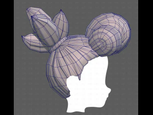 Base Hair for Boy V56 3D Model