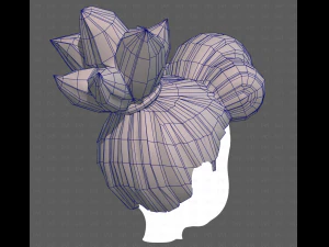 Base Hair for Boy V56 3D Model