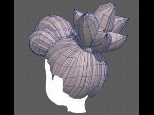 Base Hair for Boy V56 3D Model