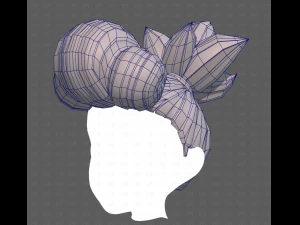 Base Hair for Boy V56 3D Model