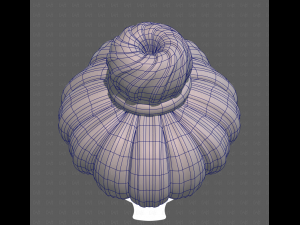 Base Hair for girl V56 3D Model