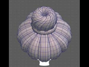 Base Hair for girl V56 3D Model