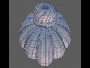 Base Hair for girl V56 3D Model