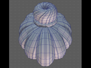 Base Hair for girl V56 3D Model