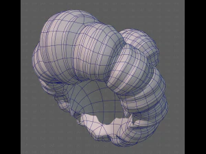 Base Hair for girl V56 3D Model