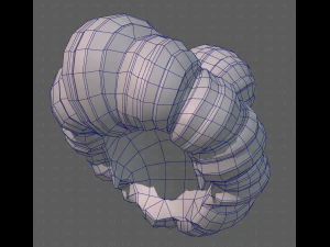 Base Hair for girl V56 3D Model