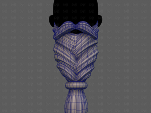 Beard V56 Model 3D