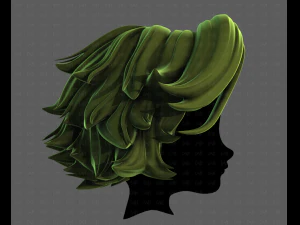 3D Hair style for boy V116 3D Model