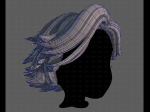 3D Hair style for boy V116 3D Model