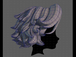 3D Hair style for boy V116 3D Model