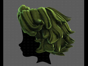 3D Hair style for boy V116 3D Model