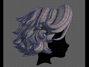 3D Hair style for boy V116 3D Model
