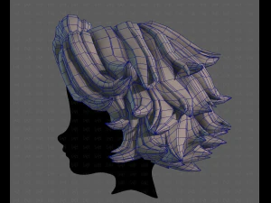 3D Hair style for boy V116 3D Model